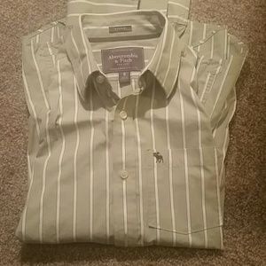 Green Button Down (Muscle)